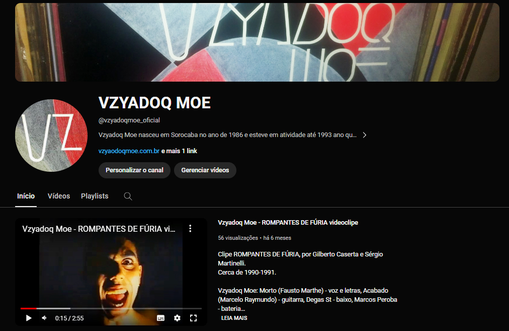 Vzyadoq Moe - Canal Youtube